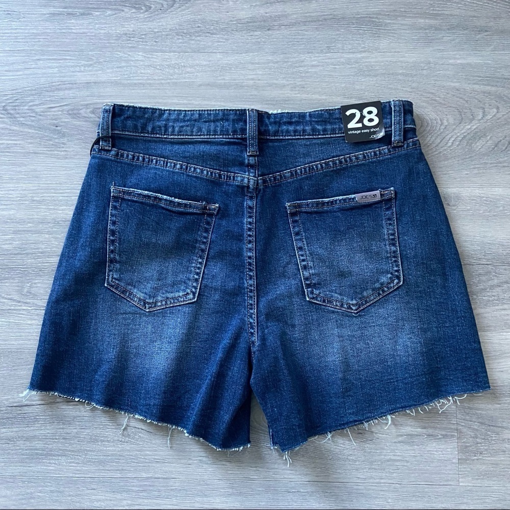 Joe's Jeans High Rise Vintage Easy Short Jeans NWT - Size 24 - Picture 3 of 14